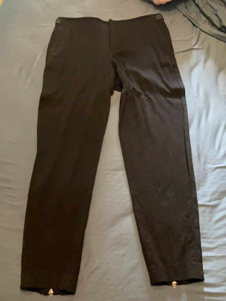 Helmut Lang HELMUT LANG size2 98% wool trouser leg zipper pants for wom Size 28" / US 6 / IT 42 - 1 Thumbnail