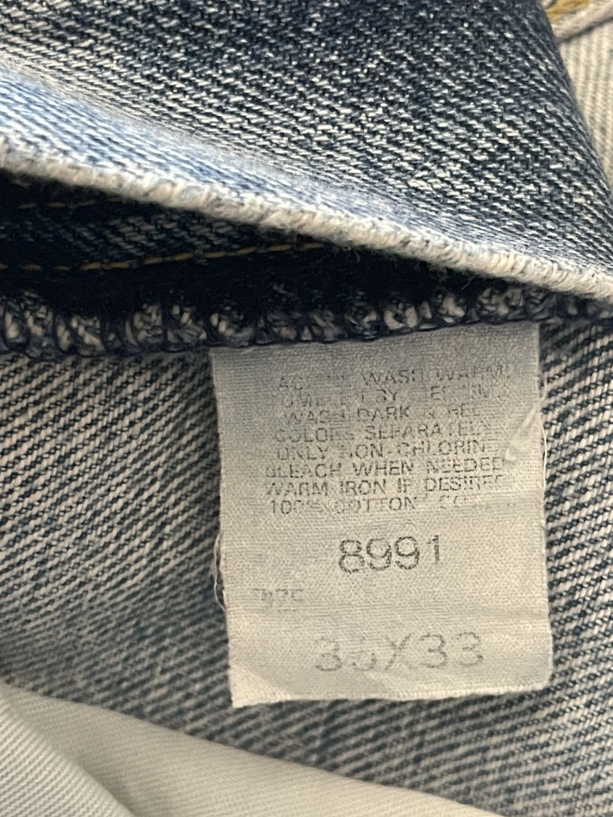 Lee Vintage Lee Riders 8991 Jeans - Made in Japan - Size 35 Size US 35 - 6 Thumbnail