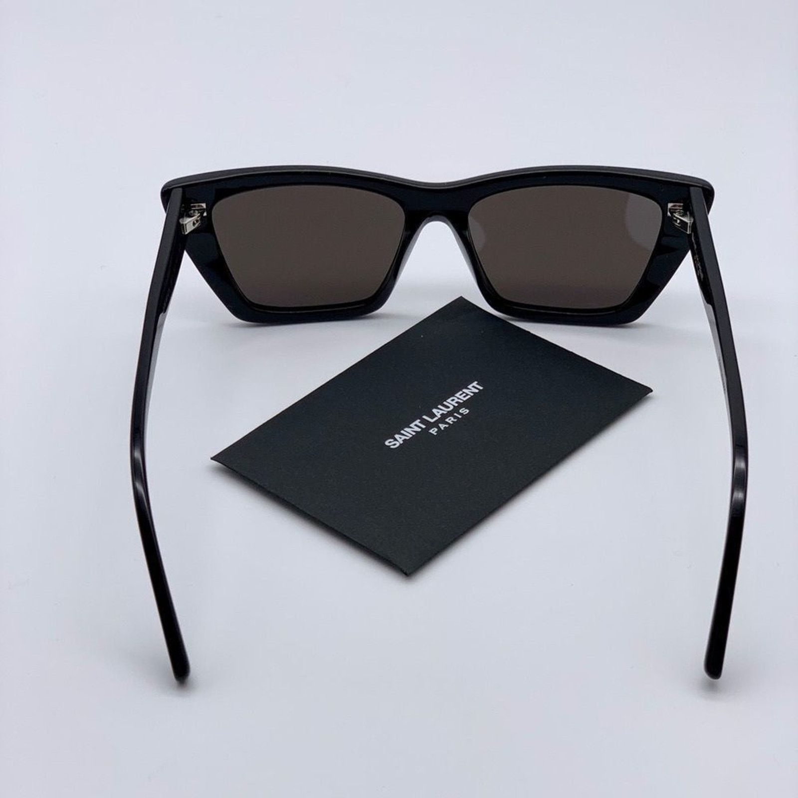 Saint Laurent Paris BRAND NWT Saint Laurent SL 276 Mica Black/Grey Sunglasses Size ONE SIZE - 6 Thumbnail