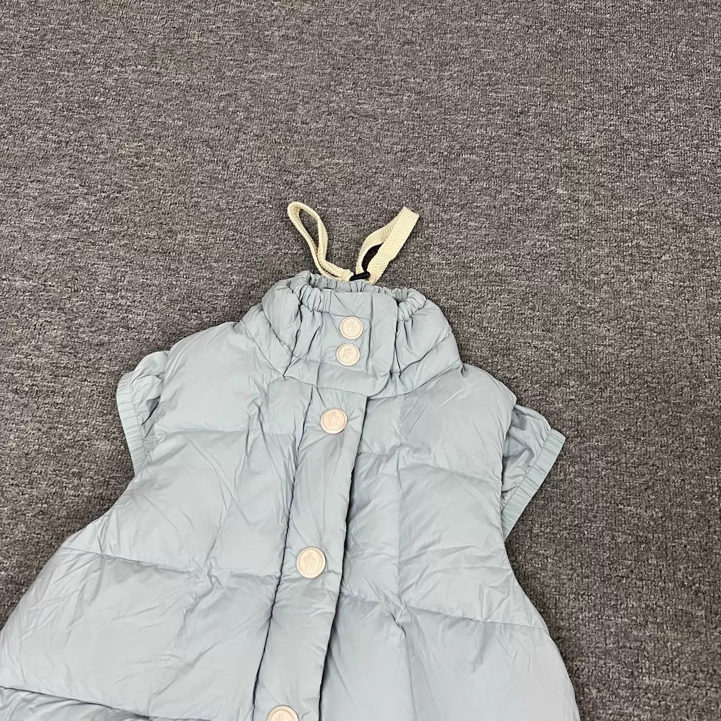 Moncler Moncler Muted Blue Down Vest Size 1 Mint Size S / US 4 / IT 40 - 3 Thumbnail