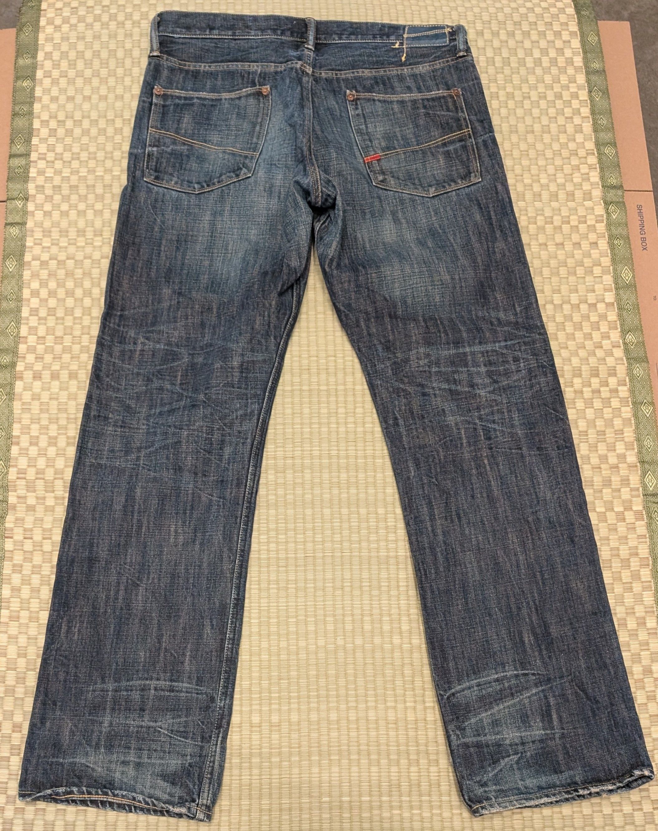 Gilded Age Gilded Age Distressed Denim Jeans Straight Fit Made in USA Size US 34 / EU 50 - 2 Thumbnail