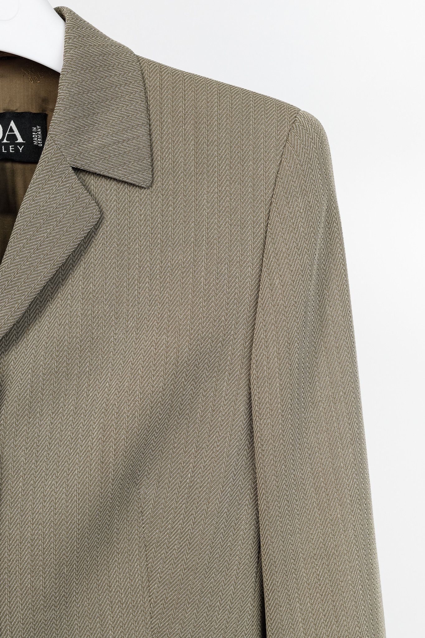 Escada Escada Margaretha Ley Vintage Taupe Virgin-Wool Blazer Size M / US 6-8 / IT 42-44 - 5 Thumbnail