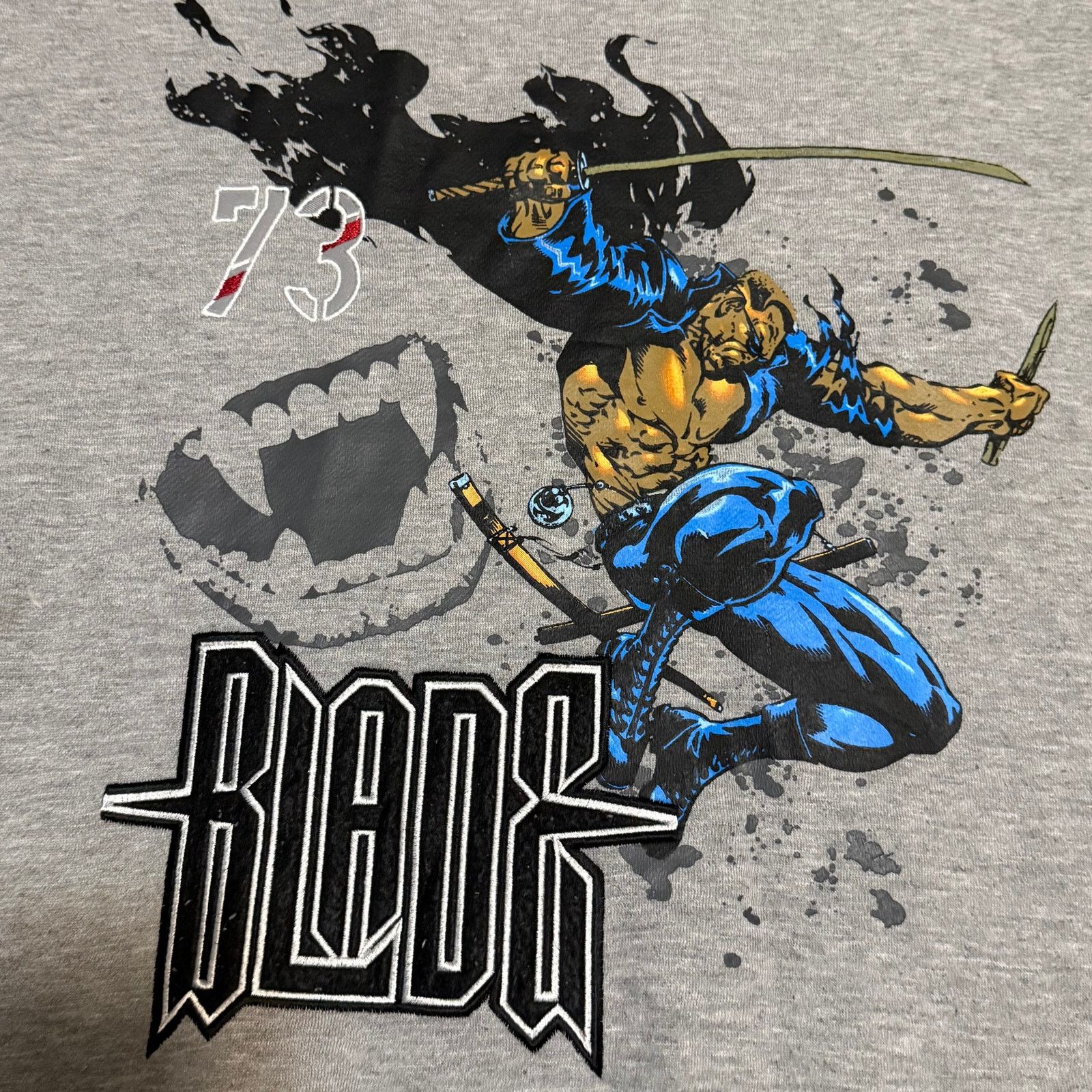 Blaze × Marvel Comics Vintage Johnny Blaze x Marvel Blade Hoodie XL Vampire Hunter Size US XL / EU 56 / 4 - 3 Thumbnail