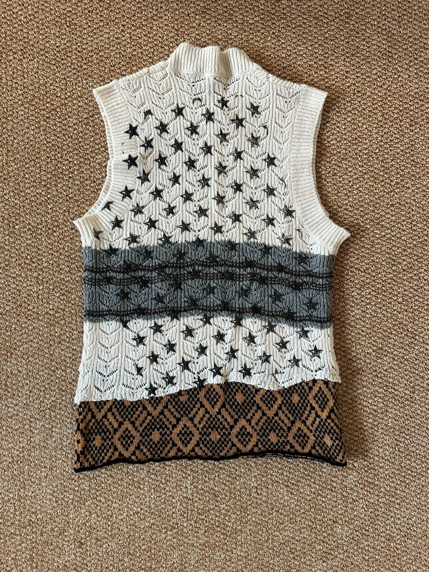Raf Simons Raf Simons 2020ss Show Patchwork Fleece Vest Nextarrow-2501 Size 48R - 3 Thumbnail