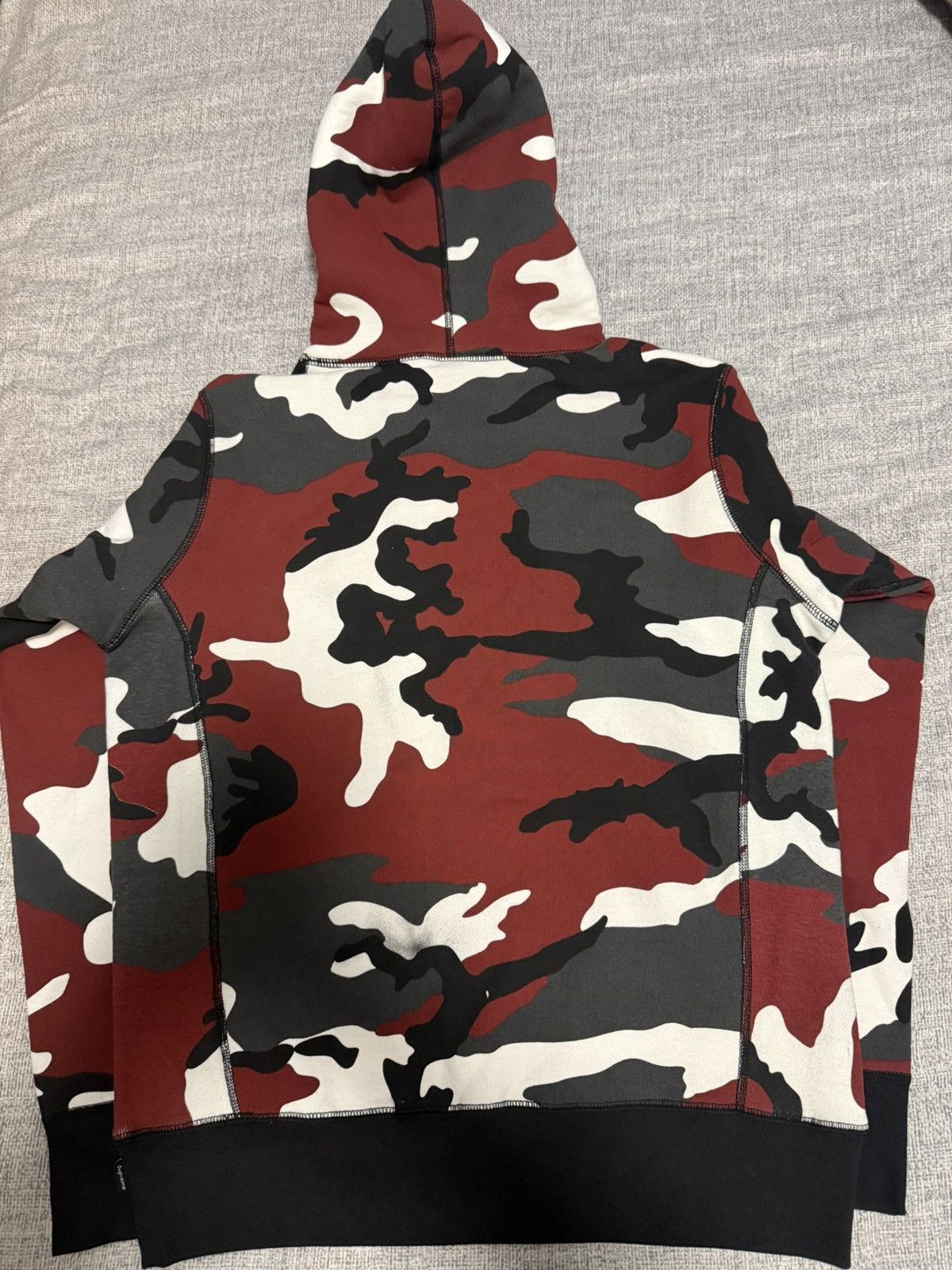 Supreme Supreme fw13 red camo box logo hooded sweatshirt hoodie Size US M / EU 48-50 / 2 - 10 Thumbnail