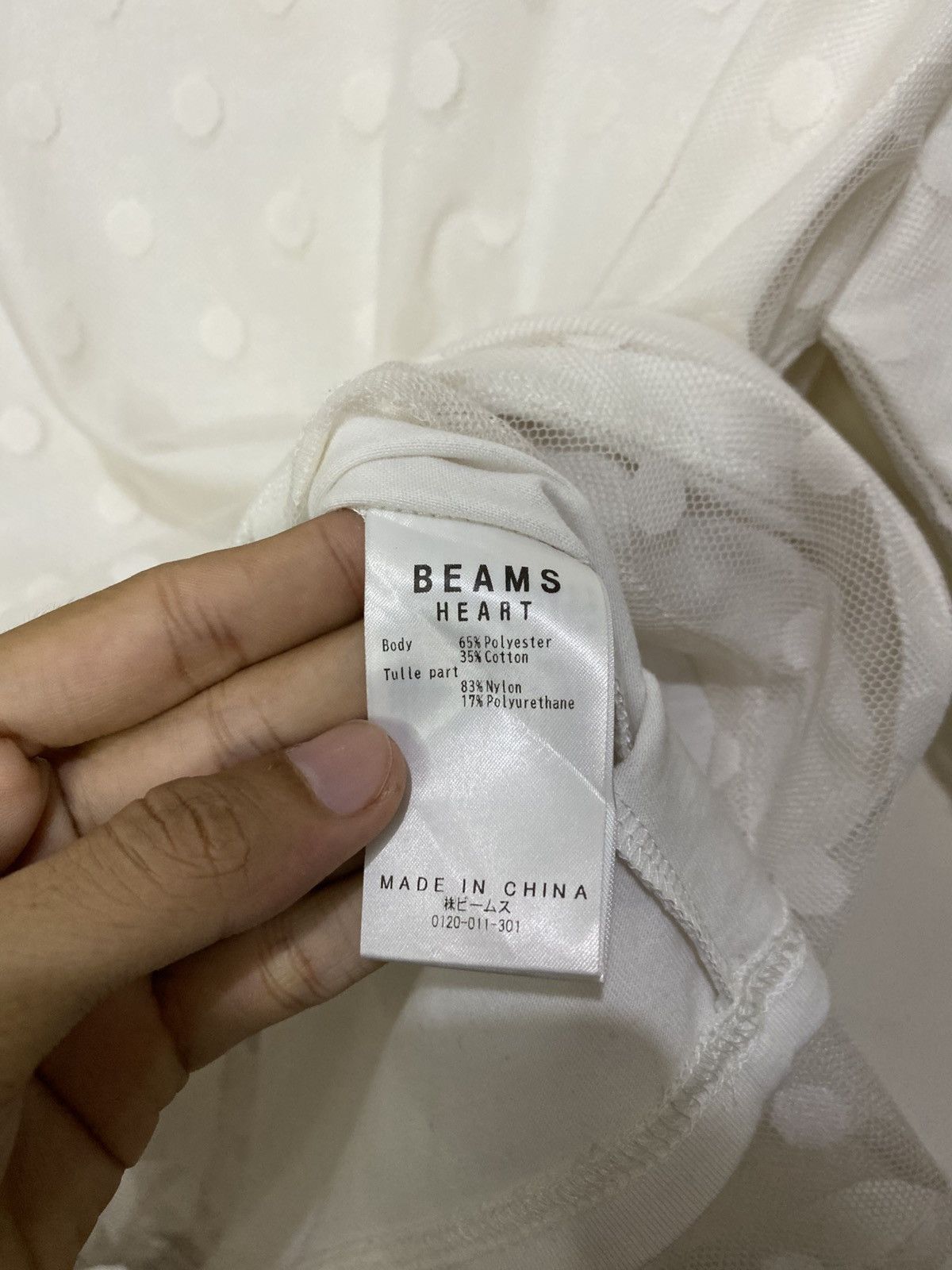 If Six Was Nine × Japanese Brand × Le Grande Bleu (L.G.B.) Beams Heart Size L / US 10 / IT 46 - 7 Thumbnail
