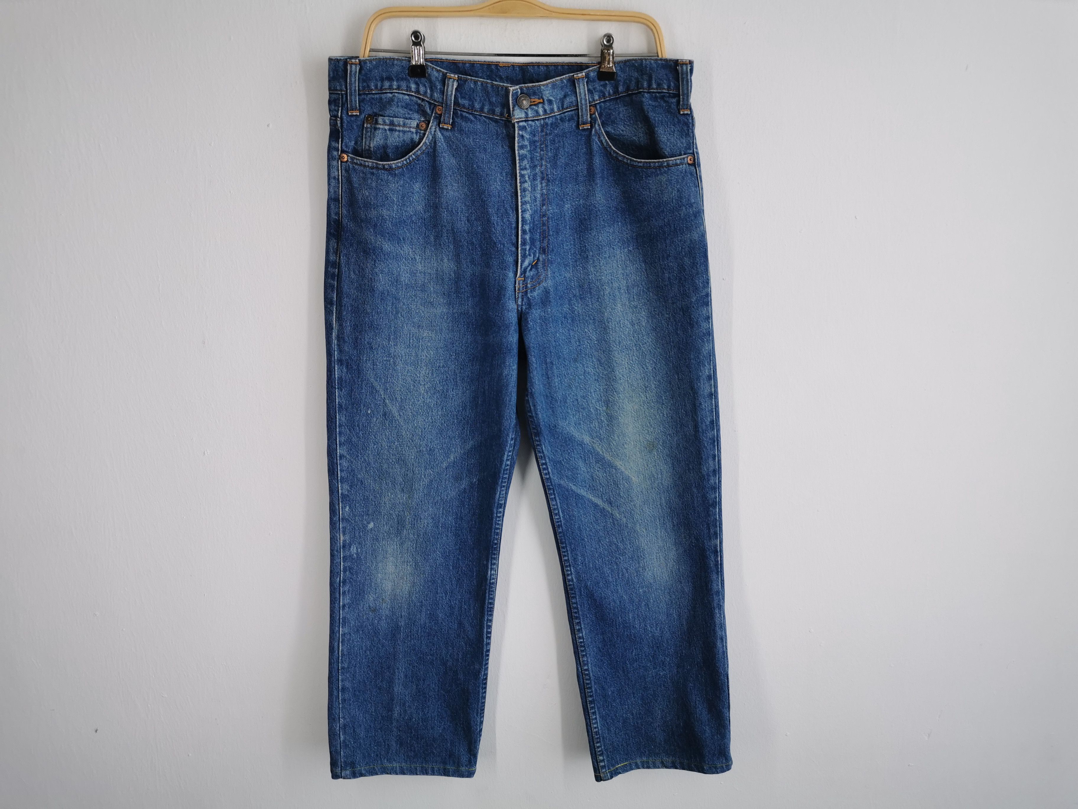 Levi's Vintage 90s Levis Lot 518 Denim Made In Japan Size 34/36x34 Size US 34 / EU 50 - 2 Thumbnail