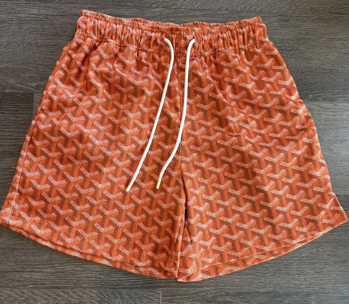 Vintage Mr. Remade Bootleg Shorts Goyard Orange Size S DS Size US 30 / EU 46 - 1 Thumbnail