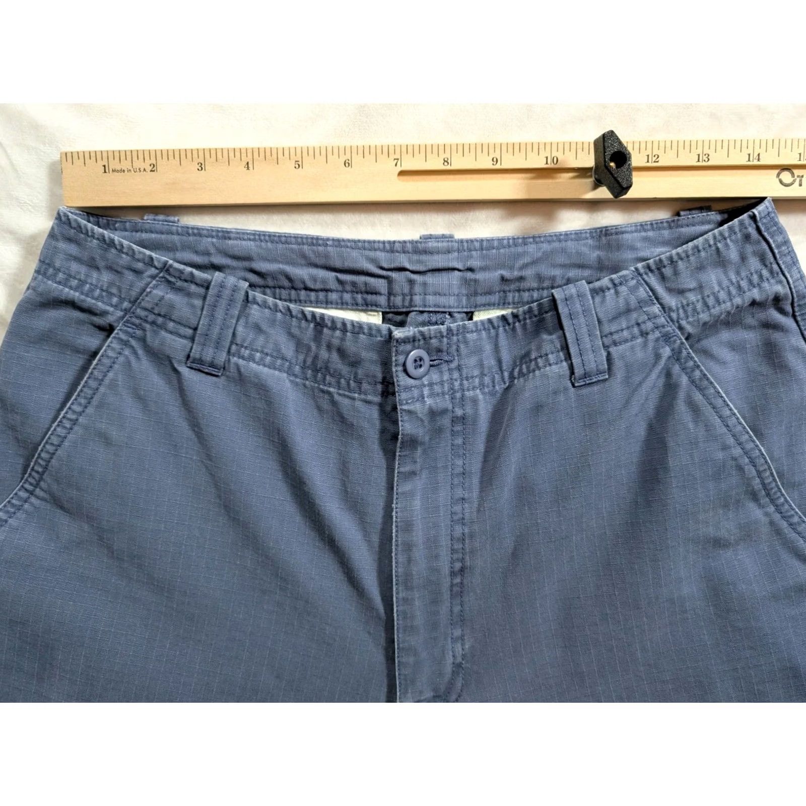Vintage LL. Bean Ripstop Chino Pants Mens 30 Blue 100% Cotton Hiking Regular Fit Pants Size US 30 / EU 46 - 2 Thumbnail