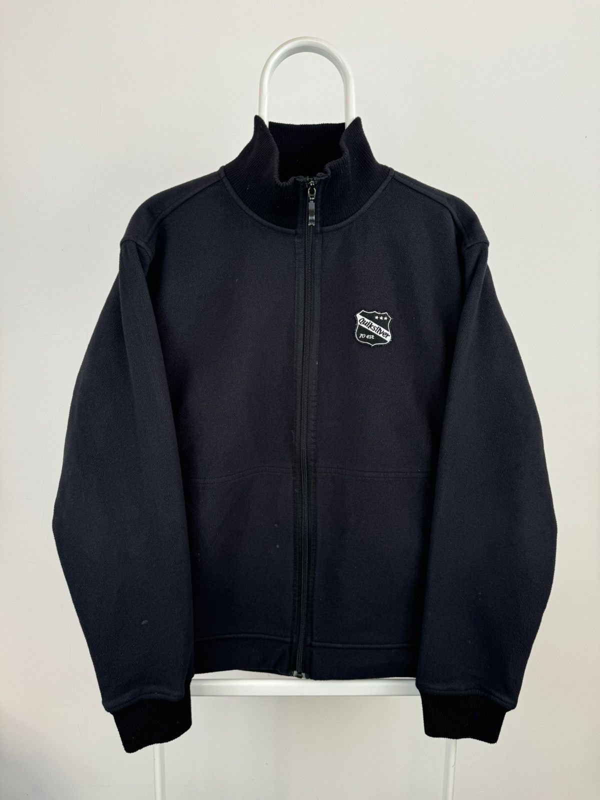 Quiksilver Vintage Quiksilver Fleece Zip Big Logo Size US M / EU 48-50 / 2 - 2 Thumbnail