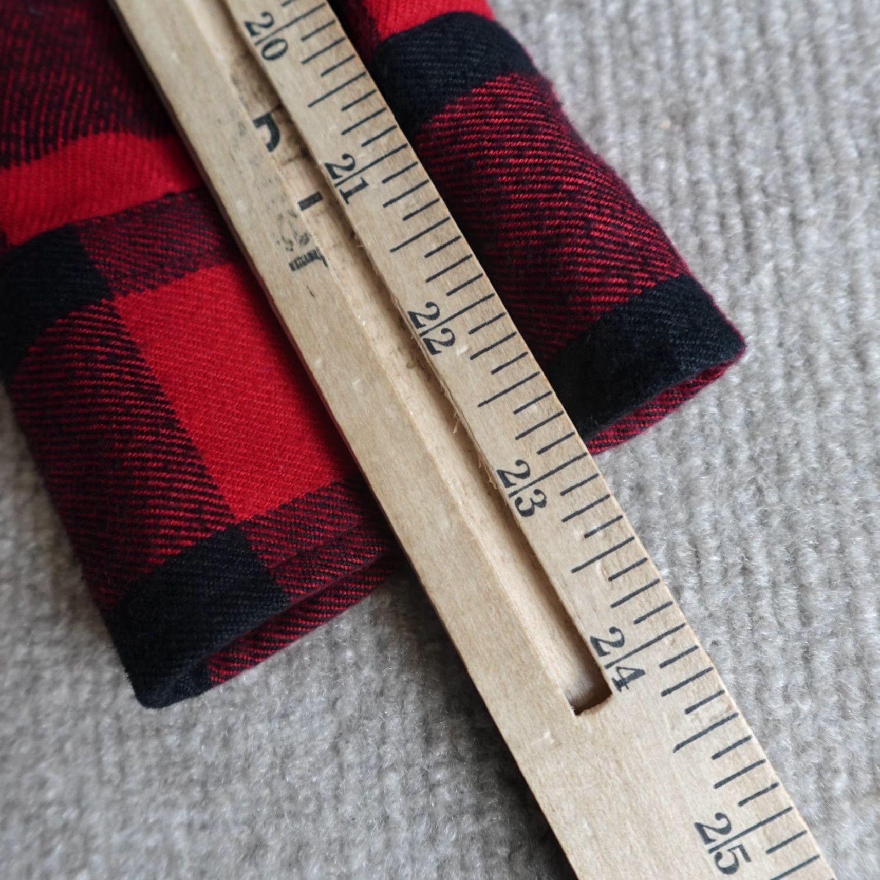 Ralph Lauren Ralph Lauren Womens Shirt 4 Buffalo Plaid Black Red Ruffle Front Flannel Size S / US 4 / IT 40 - 2 Thumbnail