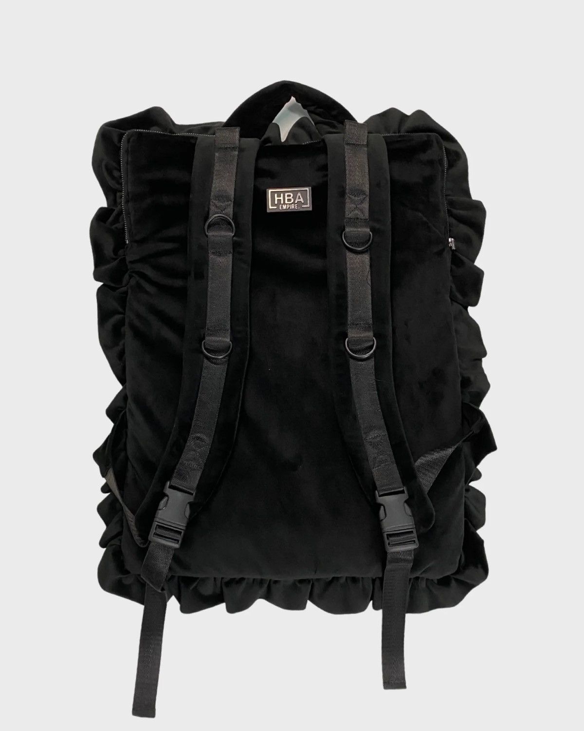 Hood By Air HBA VELOUR / VELVET PILLOW BACKPACK IN BLACK SZ:OS Size ONE SIZE - 2 Thumbnail