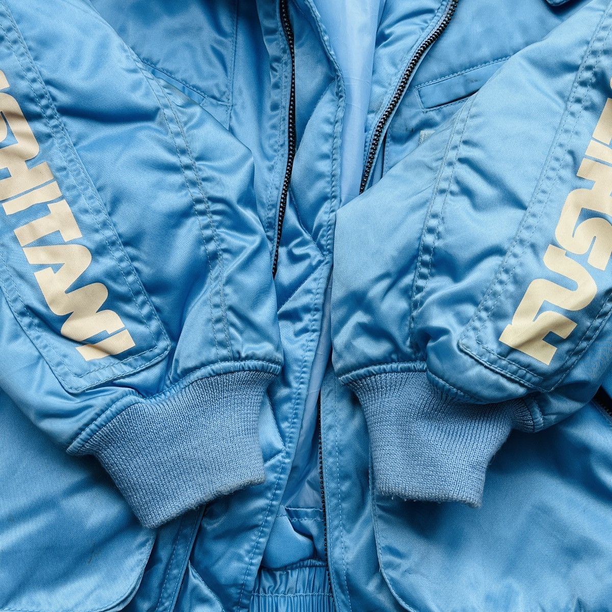 Other Vintage KUSHITANI Bomber Biker Racing Jacket Japan Size US L / EU 52-54 / 3 - 14 Thumbnail