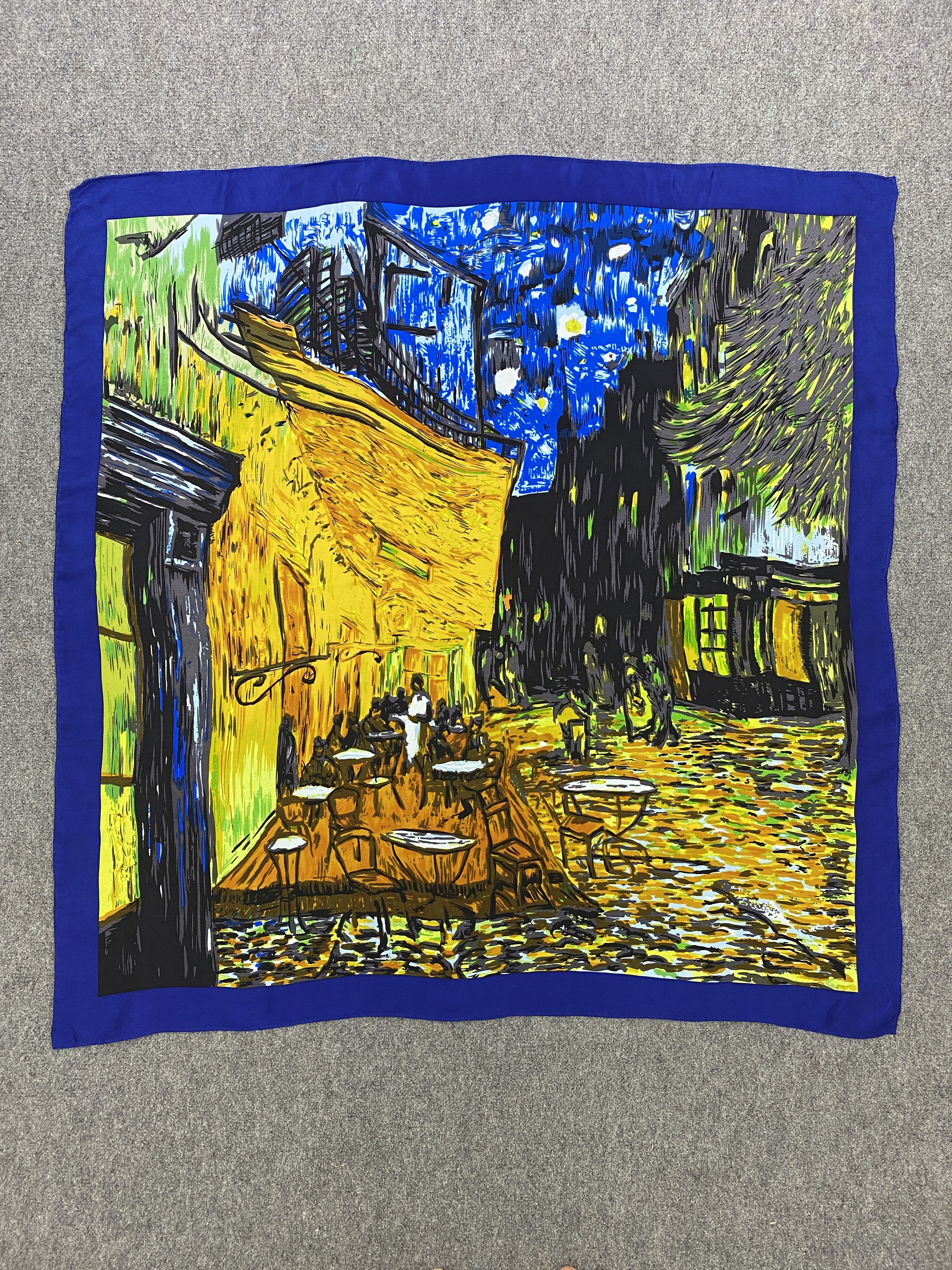 Japanese Brand Vintage Japanese Brand Art Silk Scarf SN0109 Size ONE SIZE - 3 Thumbnail