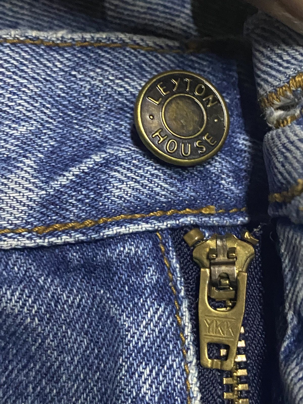 Japanese Brand Vintage Leyton House Blue Wash Relaxed Jeans Size US 28 / EU 44 - 7 Thumbnail