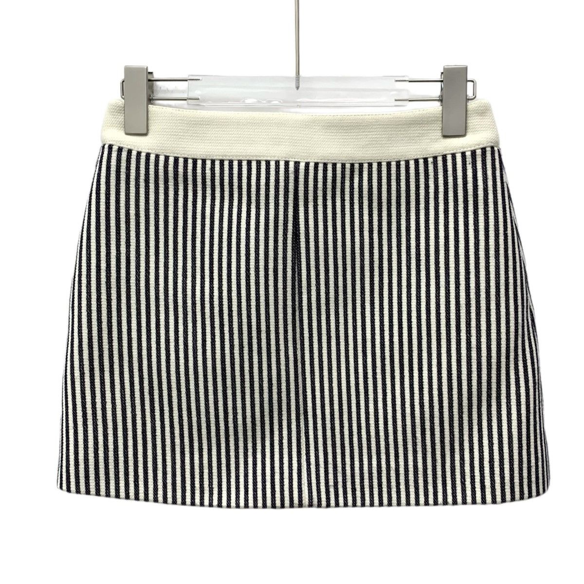 Celine Celine Colorblocked Striped Wool Casual Skirt Size 24" / US 00 / IT 34 - 2 Thumbnail