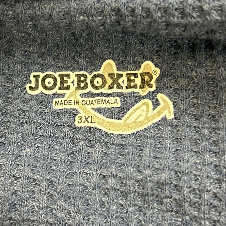 Joe Boxer Joe Boxer Mens 3XL Blue Waffled Long Sleeve Henley Shirt Size US XXL / EU 58 / 5 - 4 Thumbnail