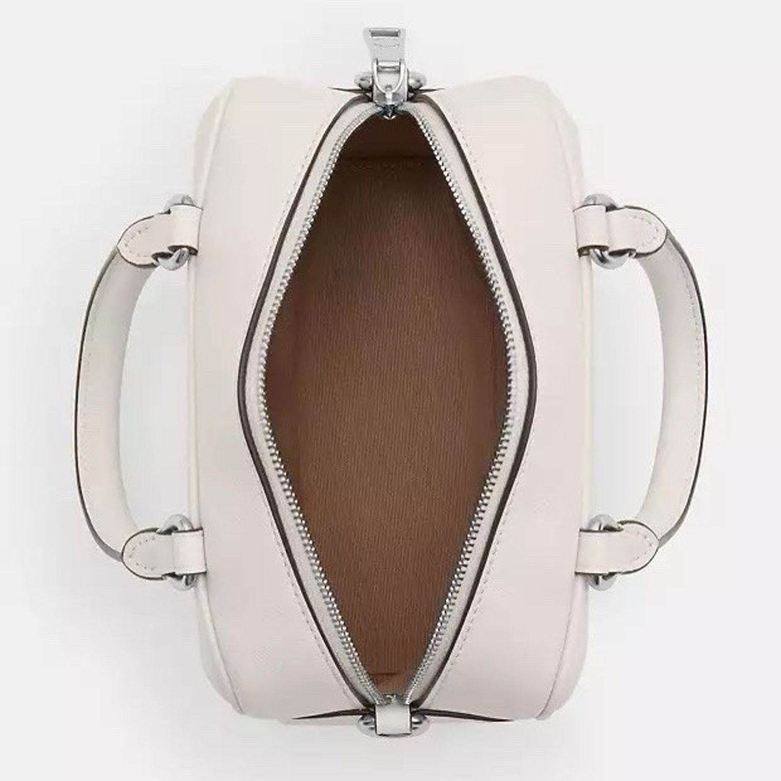 Coach NWT Coach Satchel Crossbody Leather CT776 Silver/Chalk Size ONE SIZE - 9 Thumbnail