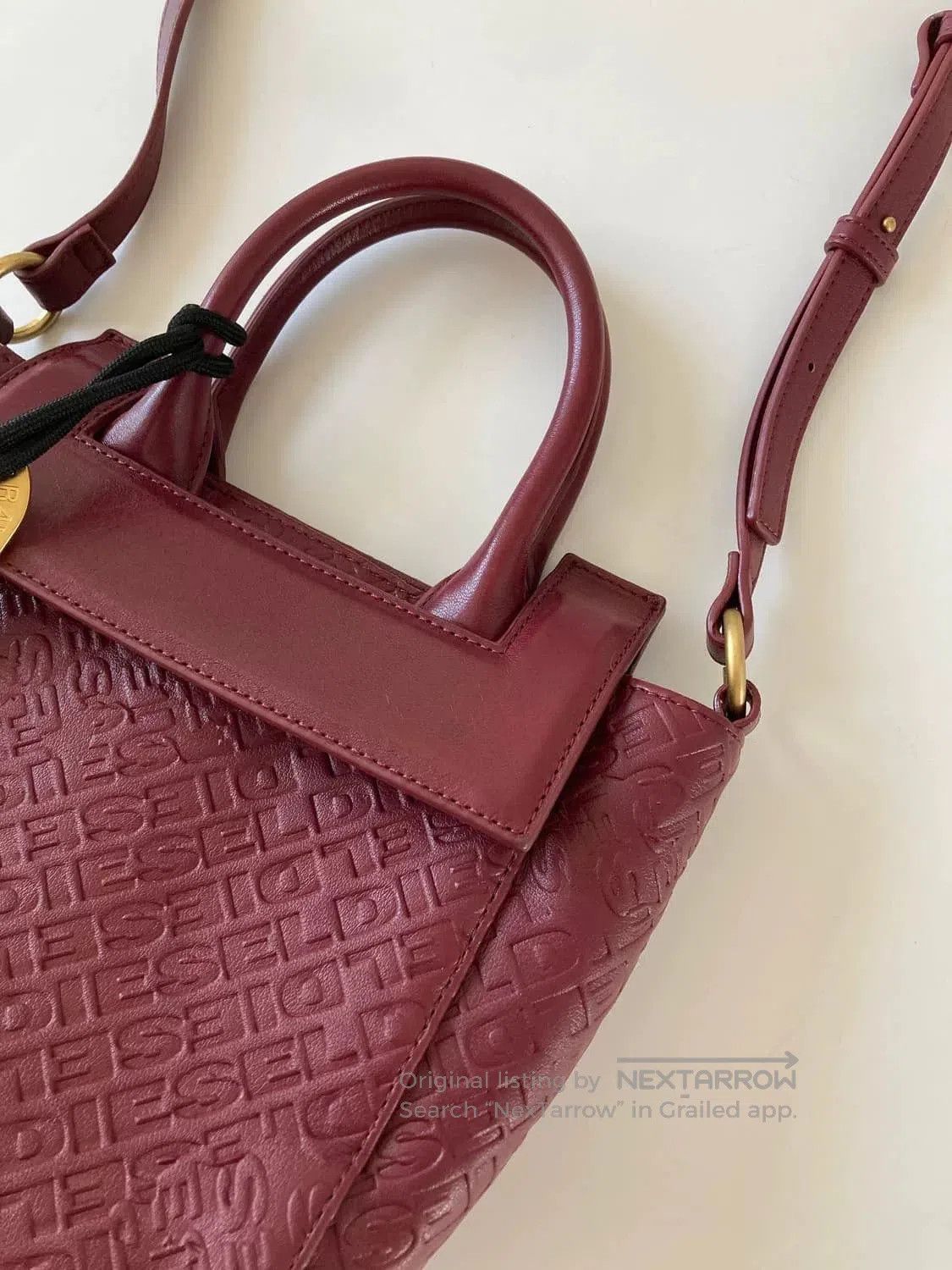 Diesel Diesel Bordeaux Red Crossbody Bag. Size ONE SIZE - 4 Thumbnail