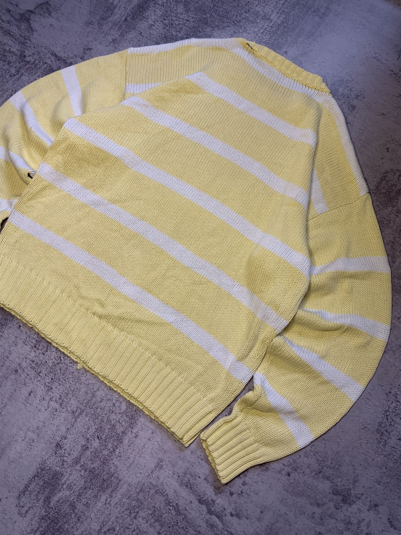 Lacoste Vintage Lacoste Striped Knit Sweater Size US M / EU 48-50 / 2 - 18 Thumbnail
