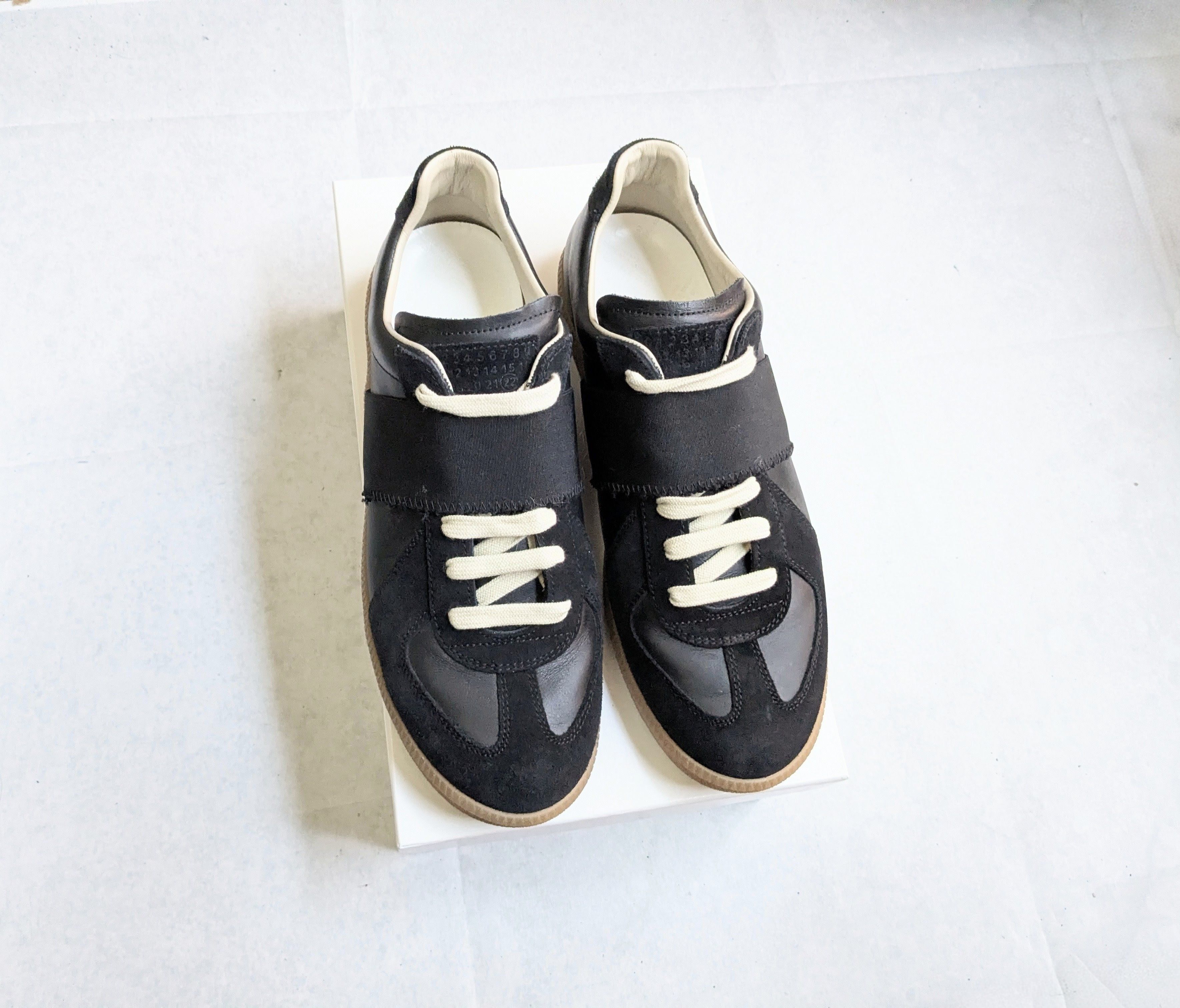 Maison Margiela MMM Margiela Black German Army Trainers 43 | Grailed
