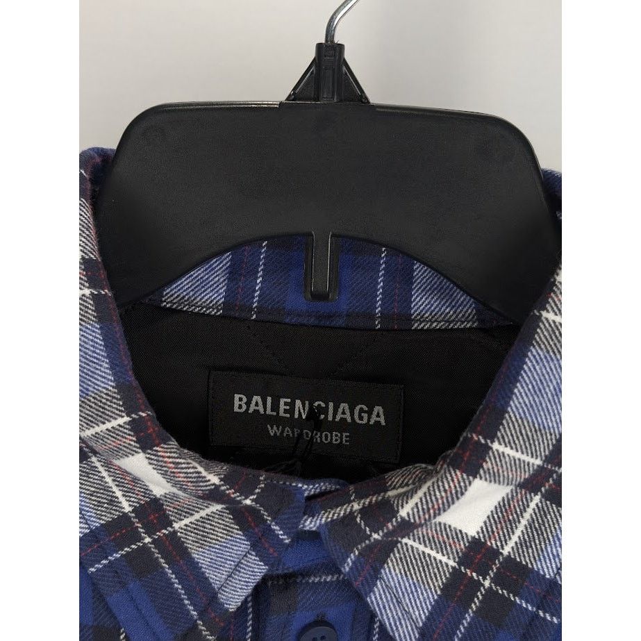 Balenciaga o1rshd1 Logo Shirt in Multicolor Size US XS / EU 42 / 0 - 4 Thumbnail