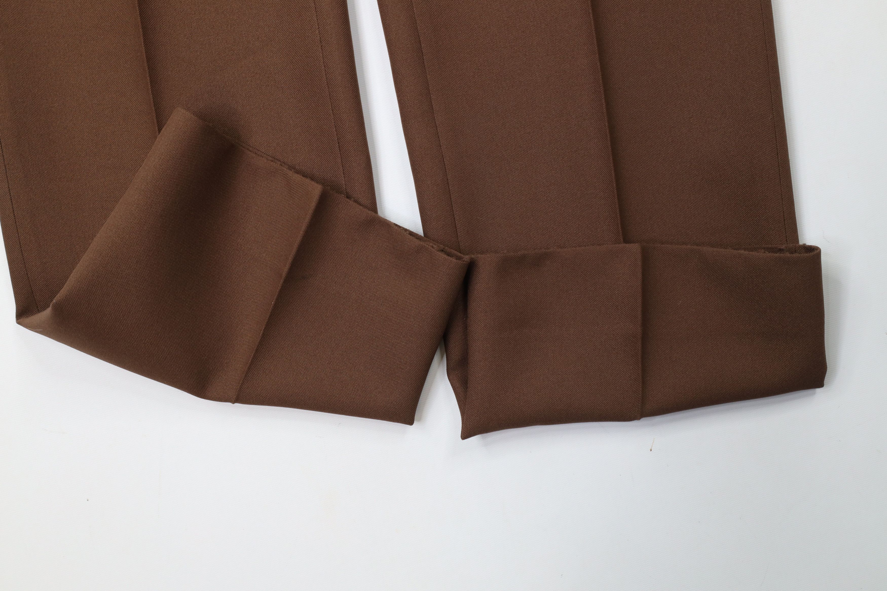 Vintage Vintage 70s Streetwear Knit Flared Wide Leg Chino Pants USA Size US 32 / EU 48 - 5 Thumbnail