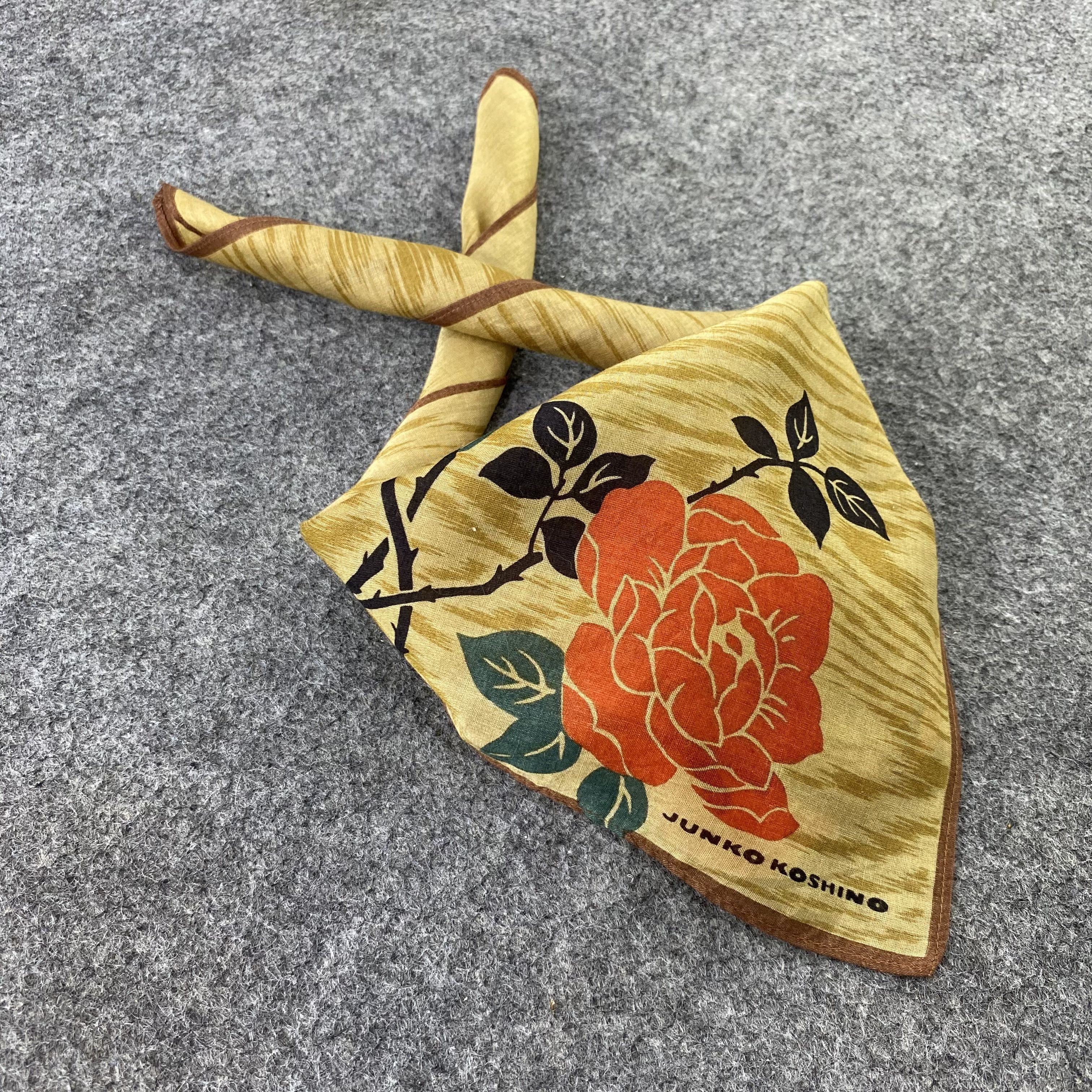 Japanese Brand Junko Koshino Handkerchief / Bandana / Neckerchief-B583 Size ONE SIZE - 1 Thumbnail
