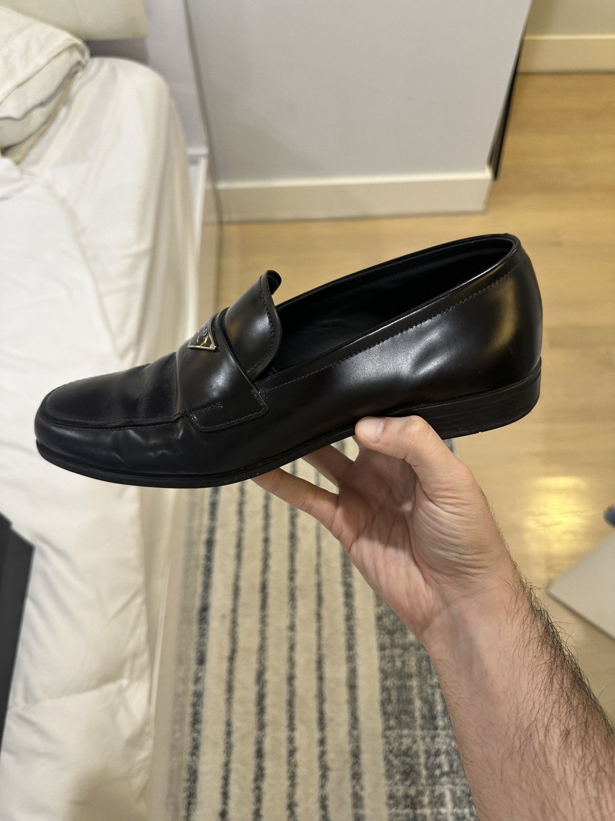 Prada Prada Saffiano Loafers Size US 8.5 / EU 41-42 - 2 Thumbnail