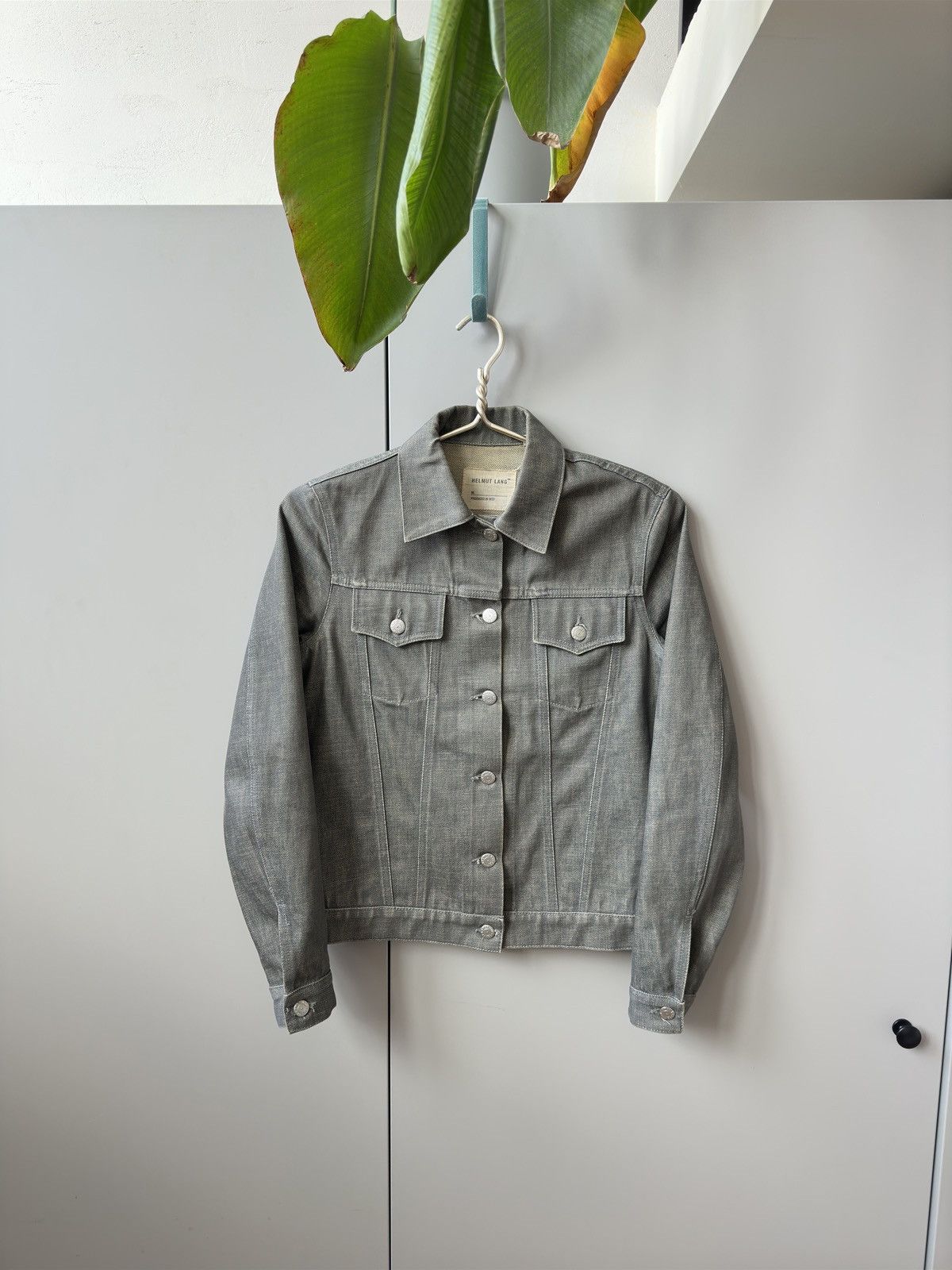 Helmut Lang Helmut Lang 1999 Vintage Denim Gray Jacket Women’s XS Size US XS / EU 42 / 0 - 5 Thumbnail