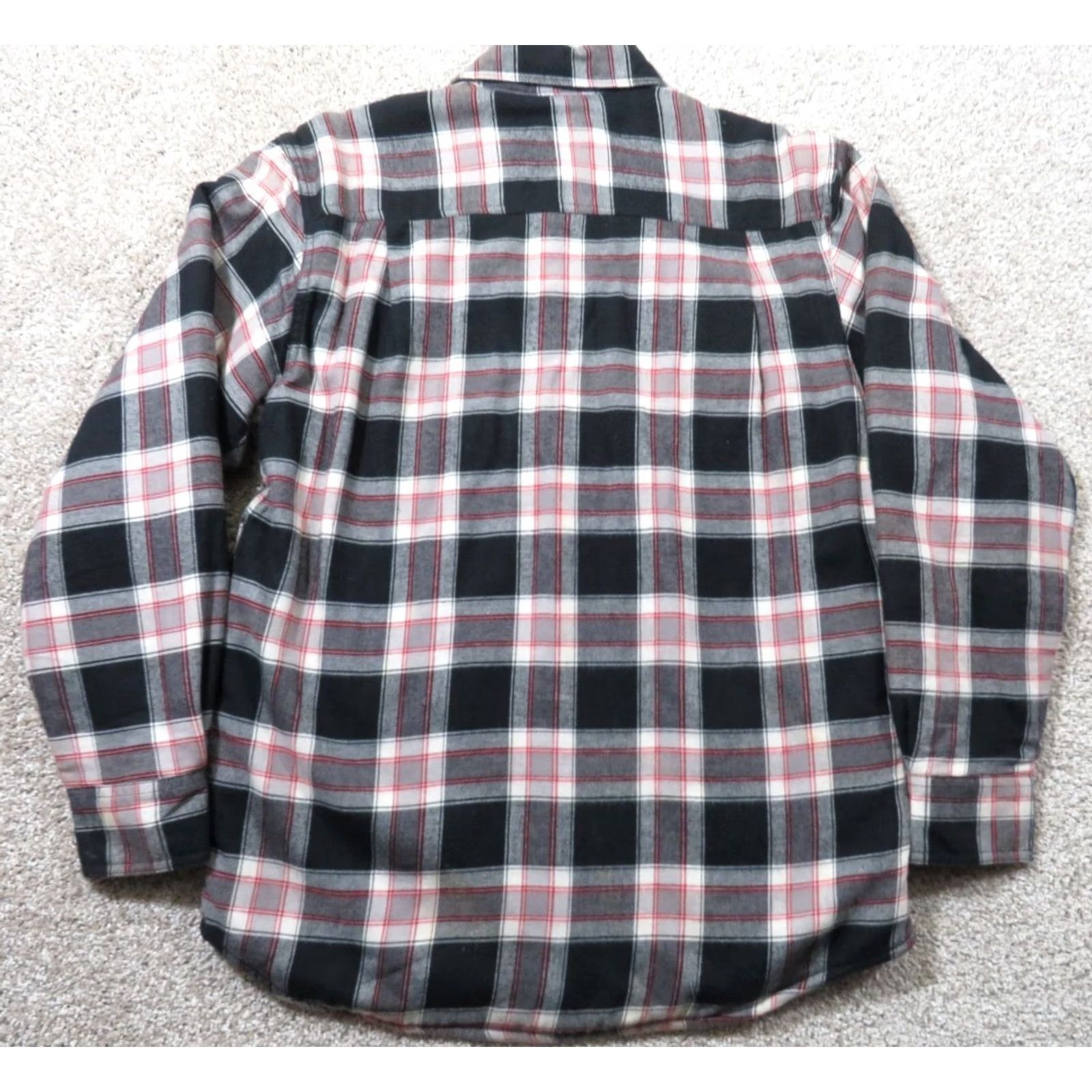 Wrangler Wrangler Shirt Mens S NWT Men Sherpa Lined Flannel Button Jacket Plaid Red Black Size US S / EU 44-46 / 1 - 6 Thumbnail