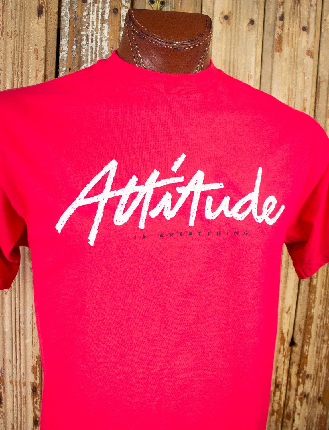 Vintage Vintage Attitude Is Everything Graphic T Shirt 90s Size US L / EU 52-54 / 3 - 2 Thumbnail