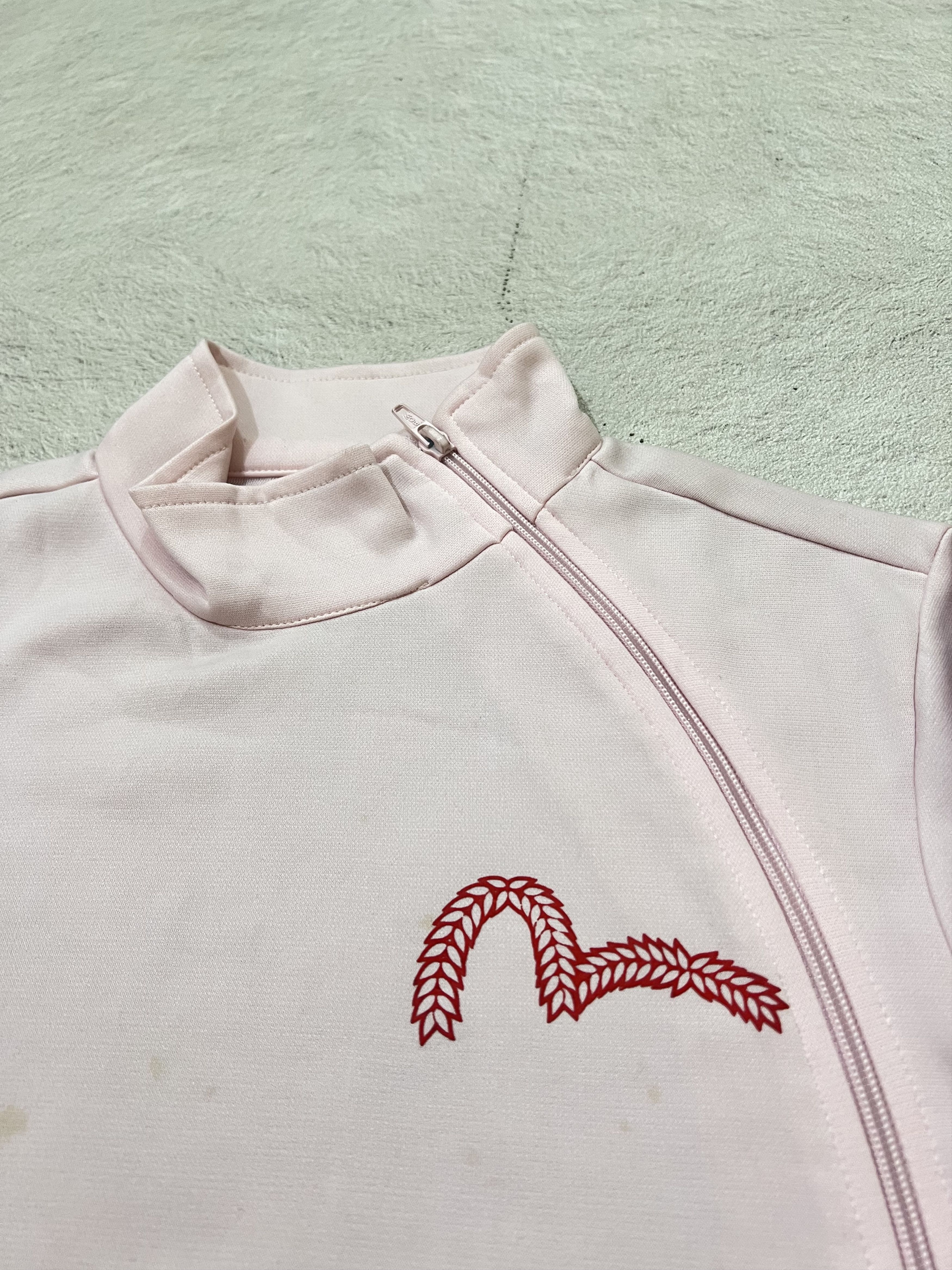 Japanese Brand 2000s Evisu Poem Asymmetric Track Jacket y2k Size US S / EU 44-46 / 1 - 3 Thumbnail