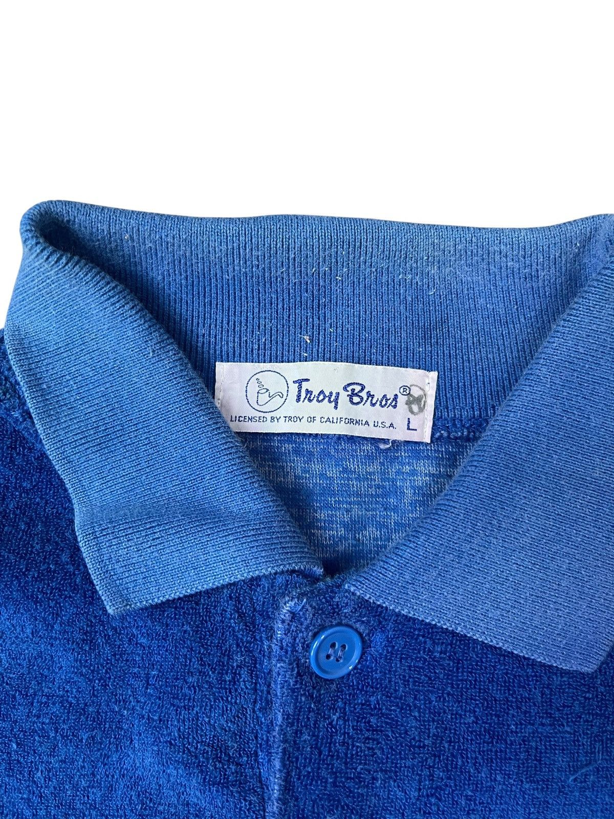 Japanese Brand Vintage Troy Bros Polo Tee Size US L / EU 52-54 / 3 - 5 Thumbnail