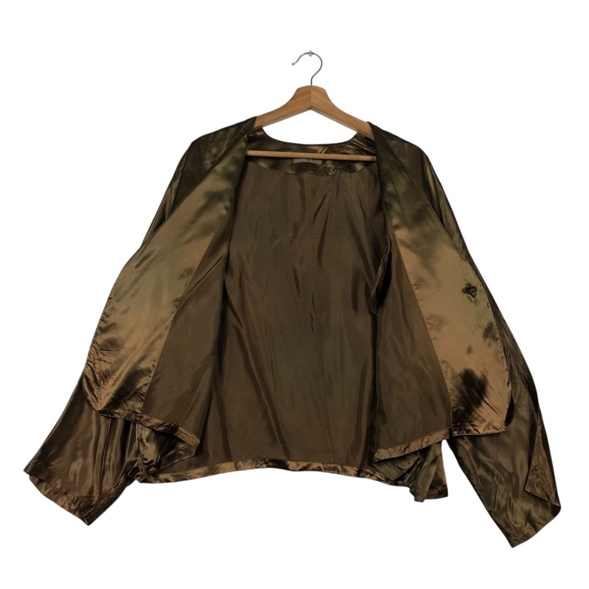 Yohji Yamamoto 🔥VINTAGE Y’S YOHJI YAMAMOTO SATIN JACKET Size US M / EU 48-50 / 2 - 5 Thumbnail