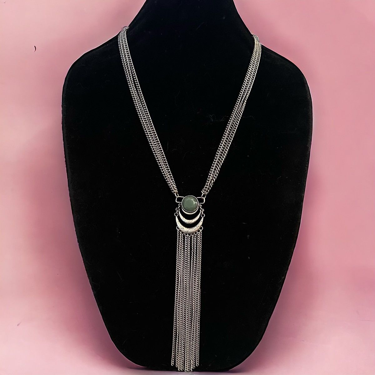 Avenue Avenue long silver tone chain tassel necklace Size ONE SIZE - 1 Thumbnail