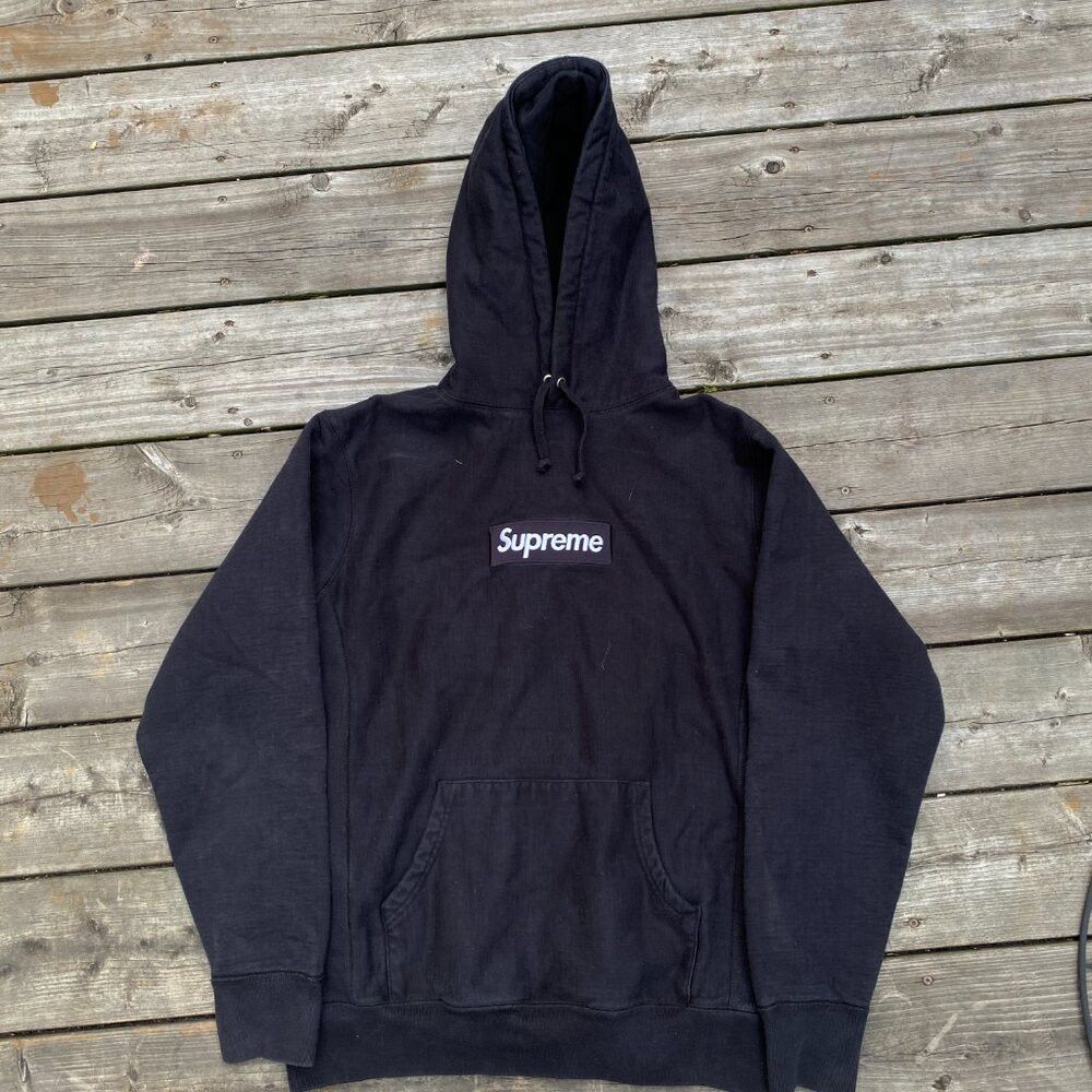 Supreme Supreme Box Logo Hoodie Sweatshirt Medium Black Size US M / EU 48-50 / 2 - 4 Thumbnail