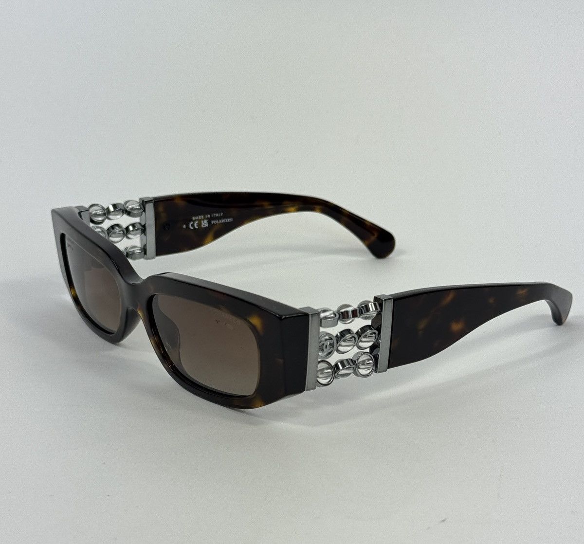 Chanel CHANEL RECTANGLE SUNGLASSES Size ONE SIZE - 5 Thumbnail