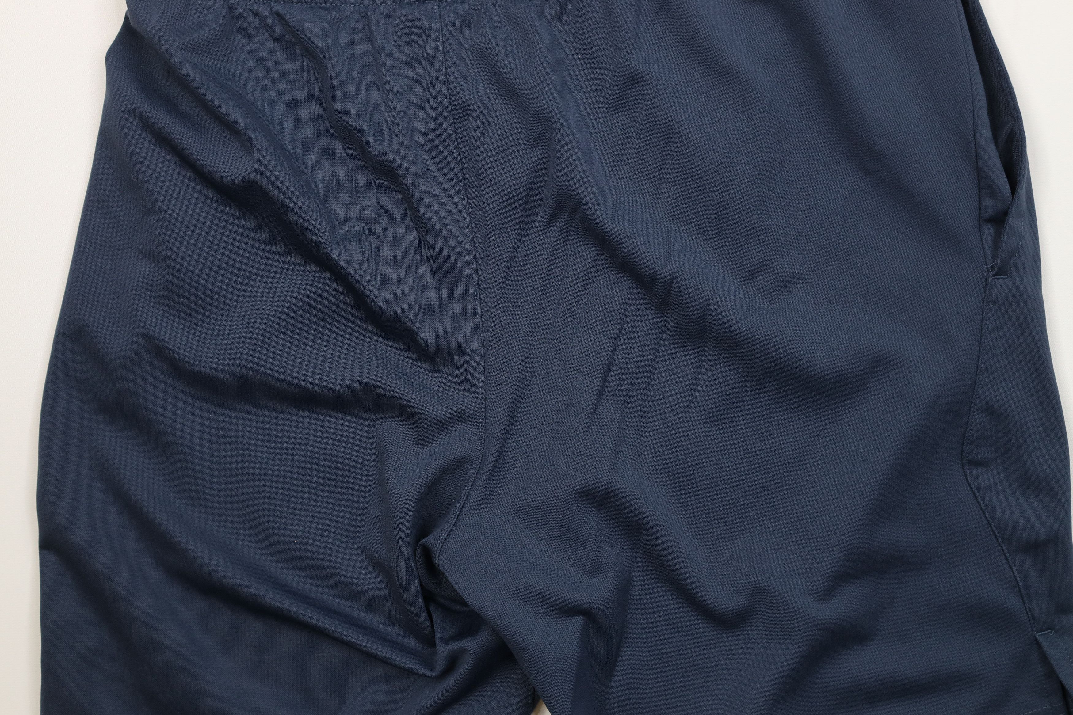 Nike Vintage Y2K Nike Big Swoosh Knit Training Shorts Steel Blue Size US 34 / EU 50 - 10 Thumbnail
