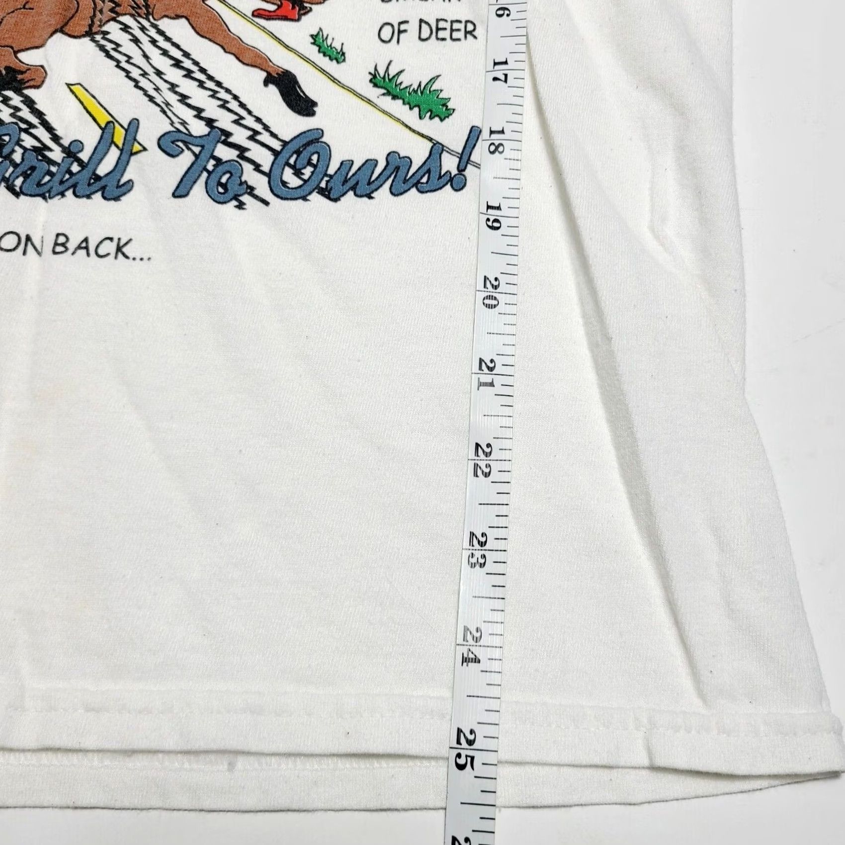 Vintage VINTAGE Alaska's Road Kill Cafe Double-Sided Men's T-Shirt Size S 90's Crew Neck White Short Sleeve 1980-1989 Men Size US S / EU 44-46 / 1 - 6 Thumbnail