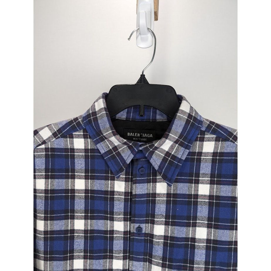Balenciaga o1rshd1 Logo Shirt in Multicolor Size US XS / EU 42 / 0 - 5 Thumbnail