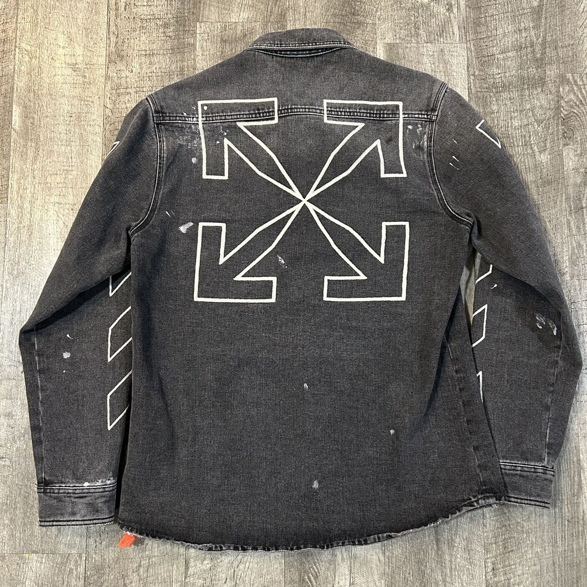 Off-White Chainstitch Denim Overshirt SZ L Size US L / EU 52-54 / 3 - 3 Thumbnail