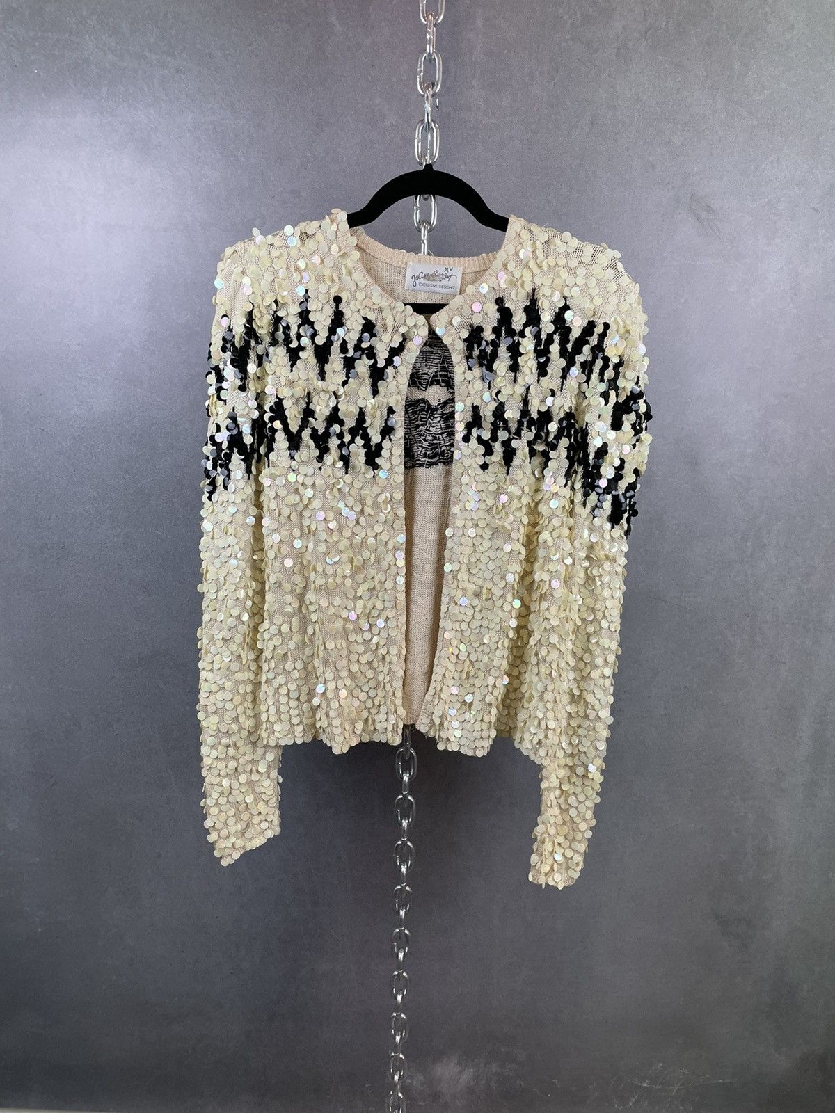 Vintage 1960s Sequin Cardigan
