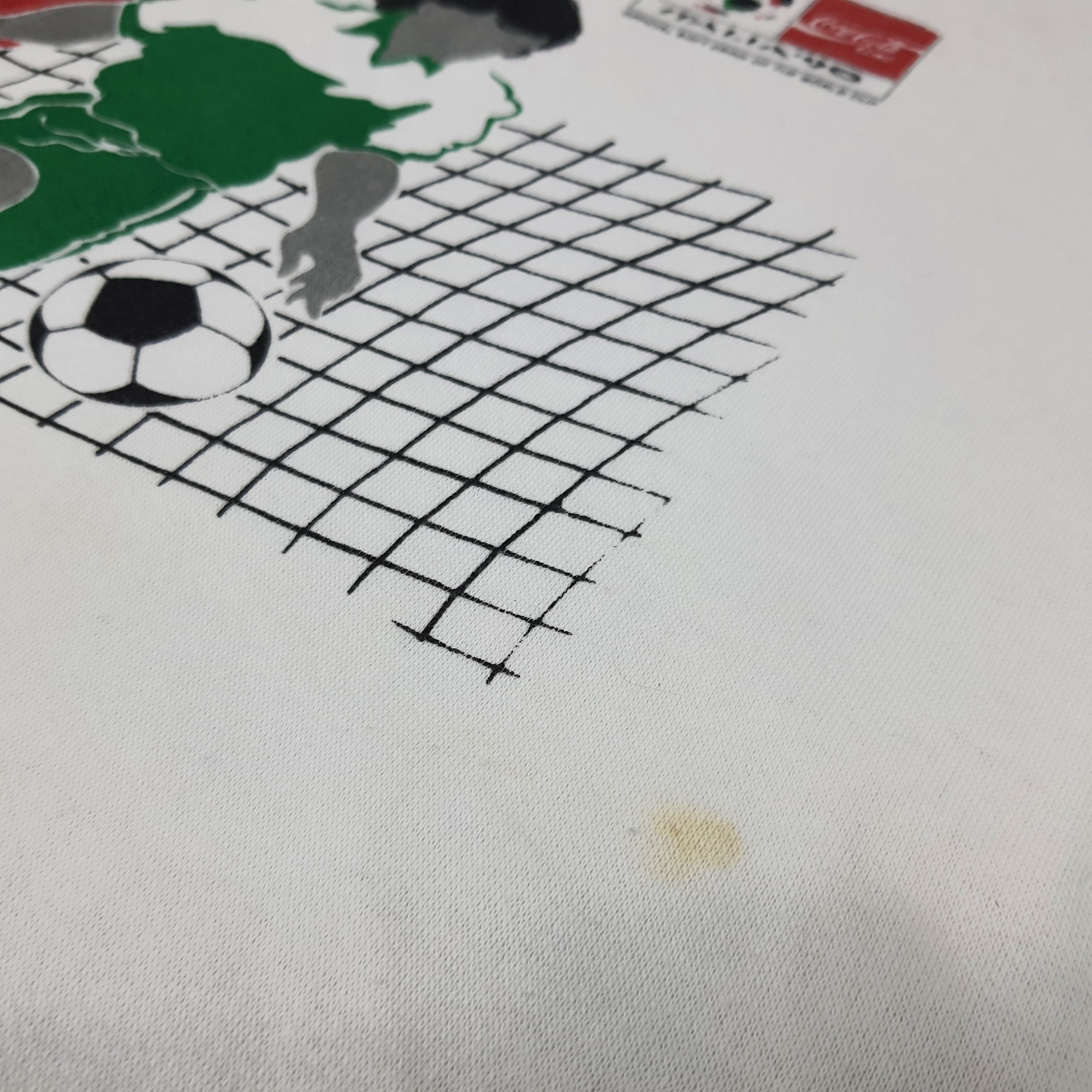 Coca Cola Vintage Coca Cola Italia'90 World Cup Sweatshirt C270N15 Size US XL / EU 56 / 4 - 11 Thumbnail