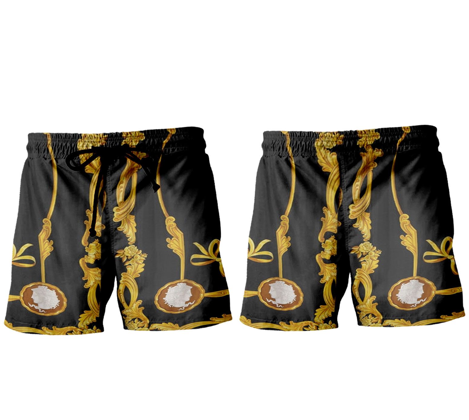 Designer Cameo Shorts – Men’s Summer Beach Essential Size US 33 - 3 Thumbnail