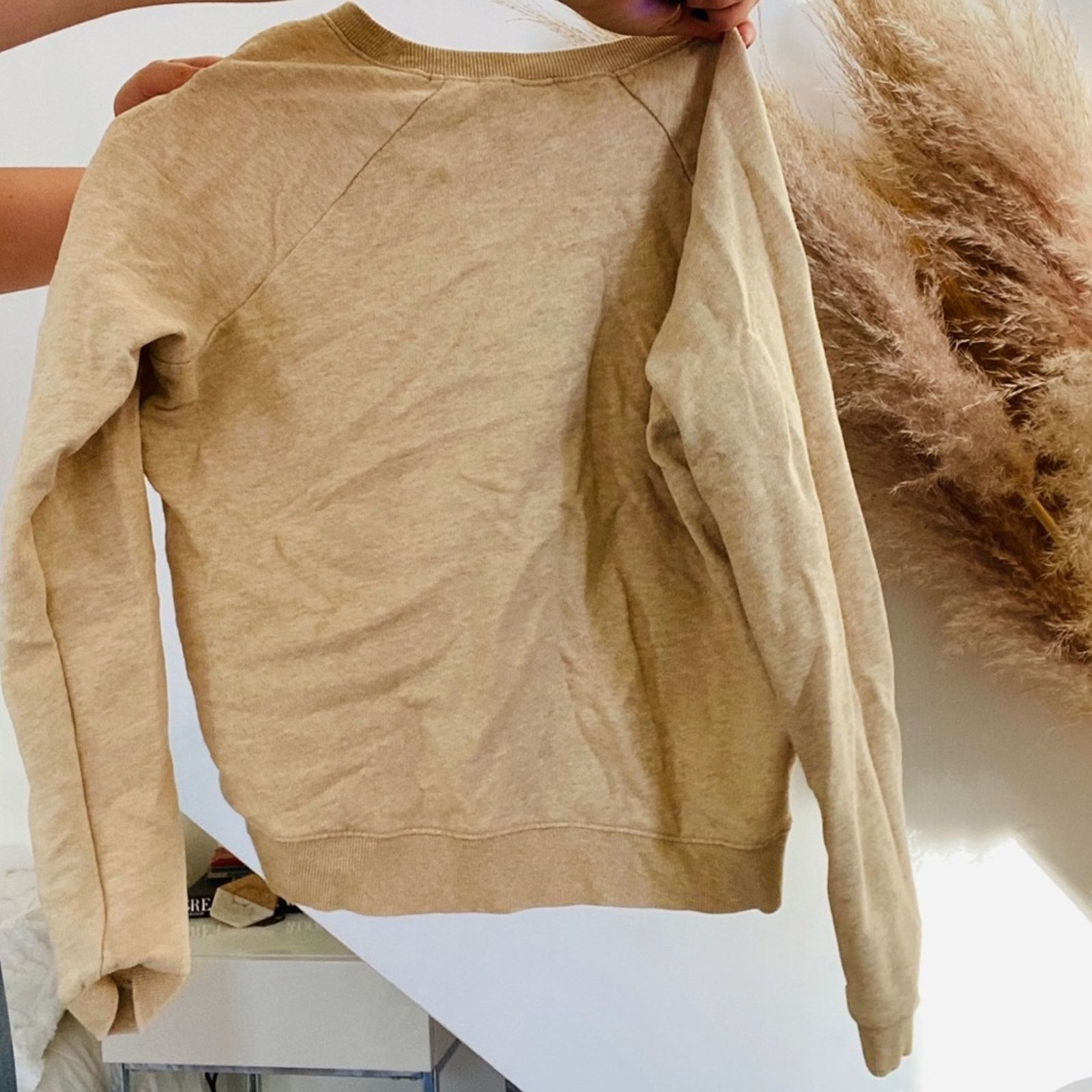 L.A. Roxx ROXY Mustard Light Yellow Sweatshirt Pullover Sweater Crew Size M / US 6-8 / IT 42-44 - 5 Thumbnail