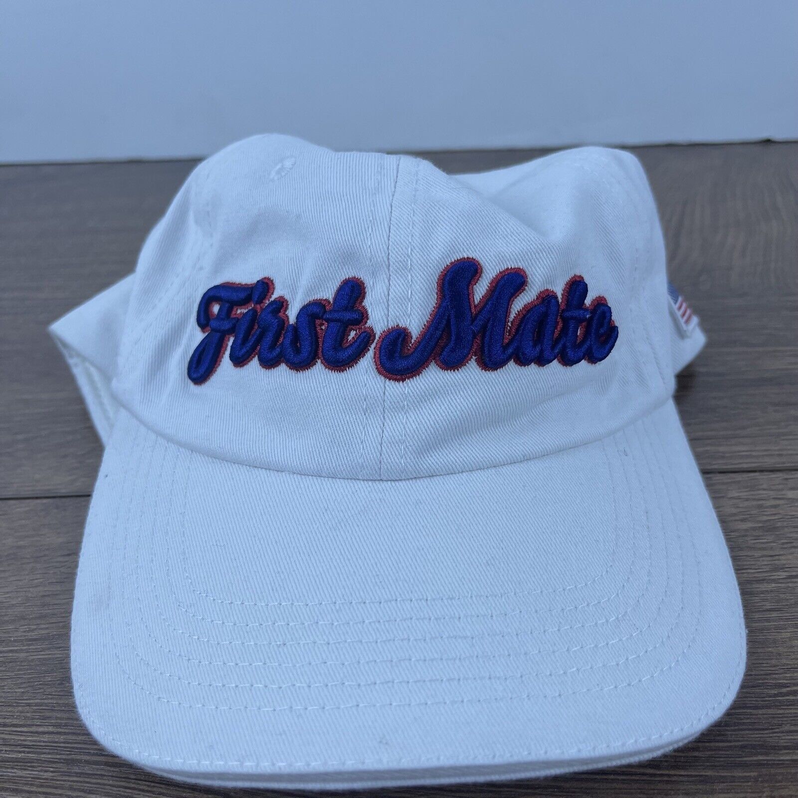 Other First Mate Hat First Mate Adjustable Hat White Adjustable Ha Size ONE SIZE - 2 Thumbnail