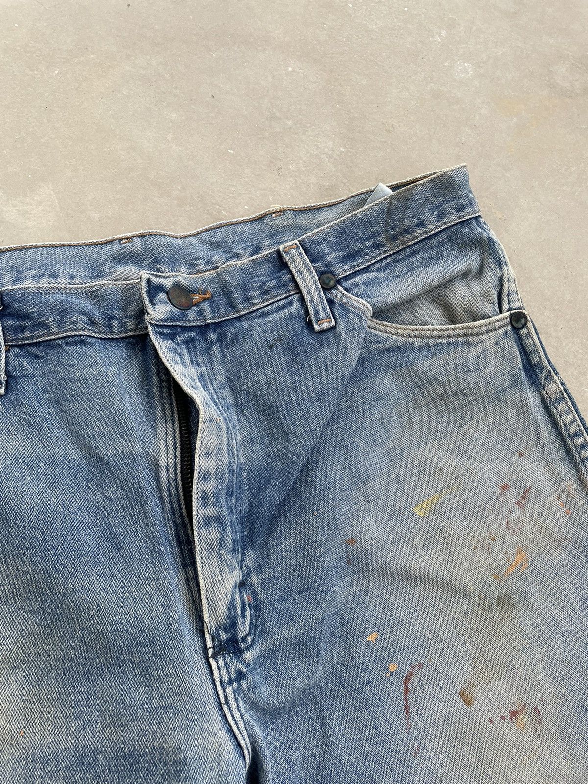 Wrangler WRANGLER DISTRESSED PAINT DENIM PANT Size US 36 / EU 52 - 3 Thumbnail