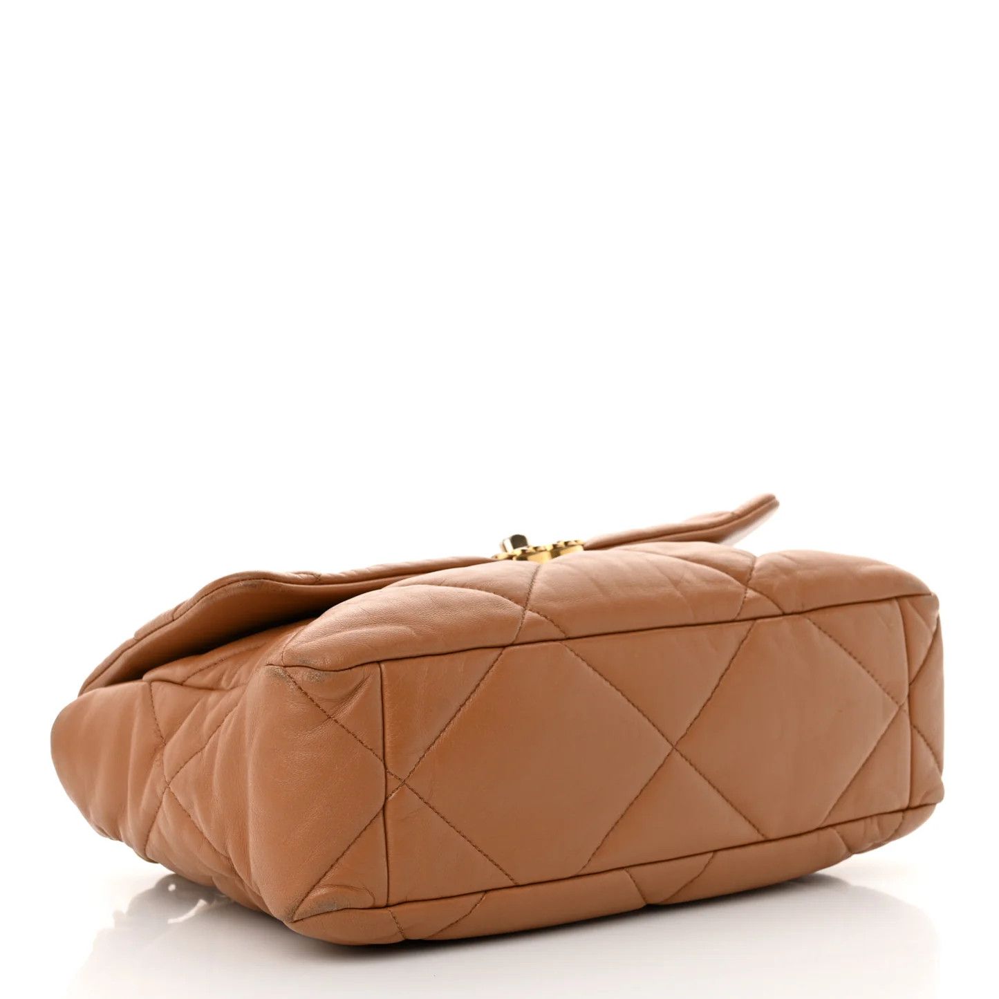 Chanel os11x0126 Size: OS / Lambskin Quilted Large Flap Bag Brown Size ONE SIZE - 4 Thumbnail