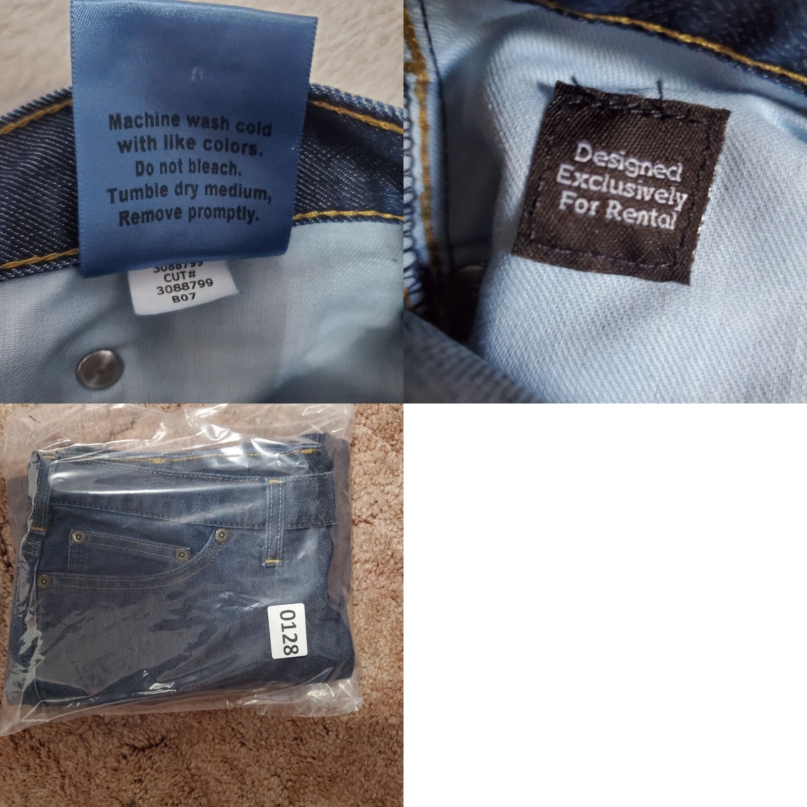 Carhartt Carhartt Jeans Womens 10 Tall Denim Blue Relaxed Straight Leg Mid Rise Workwear Jeans Size 32" / US 10 / IT 46 - 9 Thumbnail